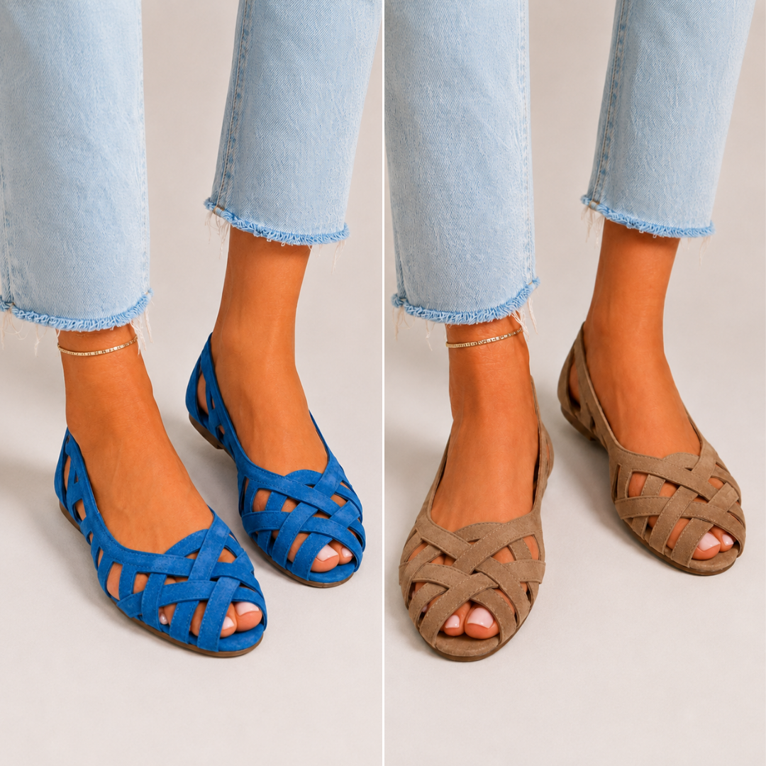 Alice | Woven Crisscross Sandals