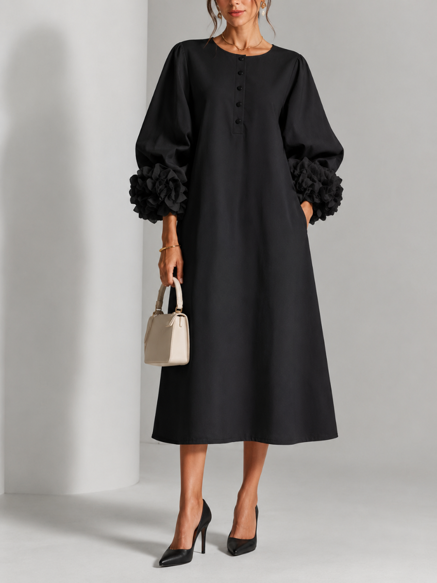 Ariella - Chic Floral Sleeve Dress