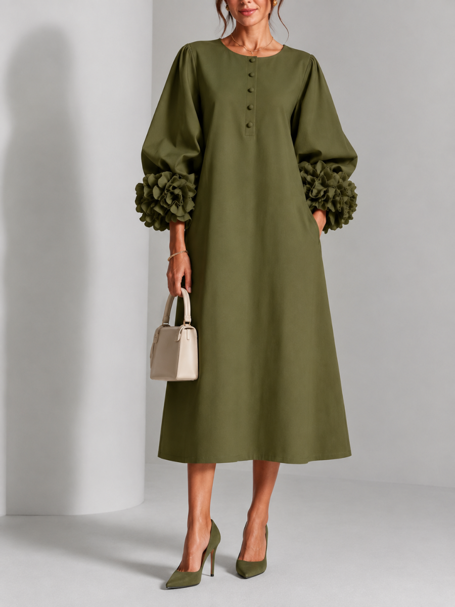 Ariella | Chic Floral Sleeve Dress