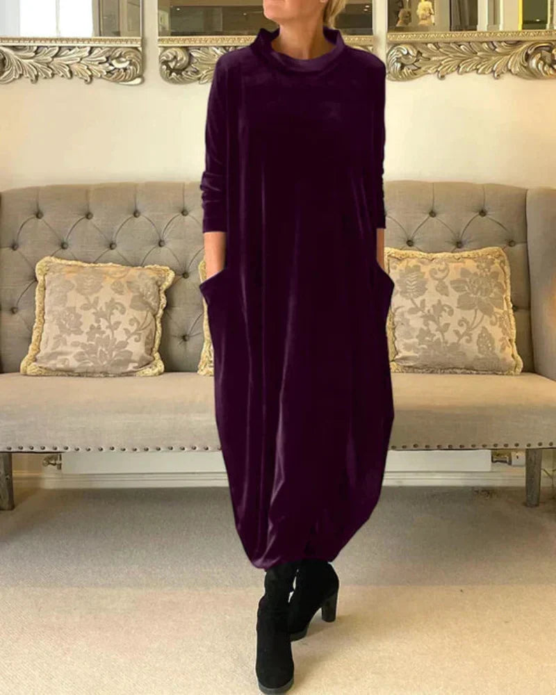 Arianna | Elegant Stylish High-Neck Dress