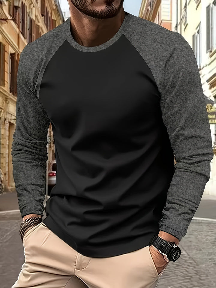 Bryson | Two-Tone Raglan Long Sleeve Shirt