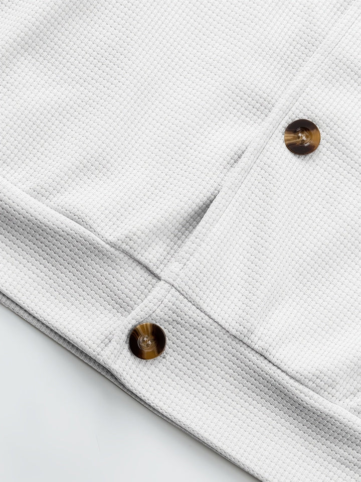 Camden | Textured Button-Front Overshirt Jacket