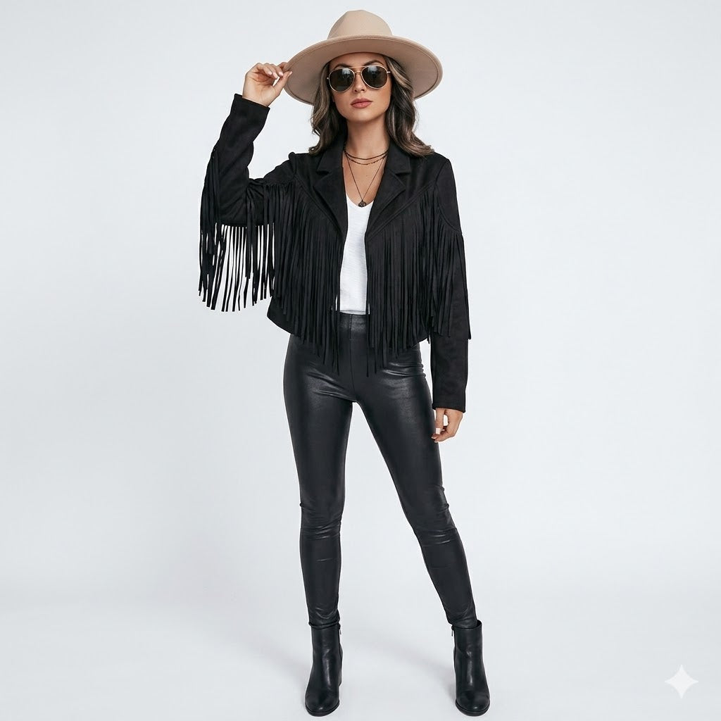 Bianca | Fringe Jacket For Women