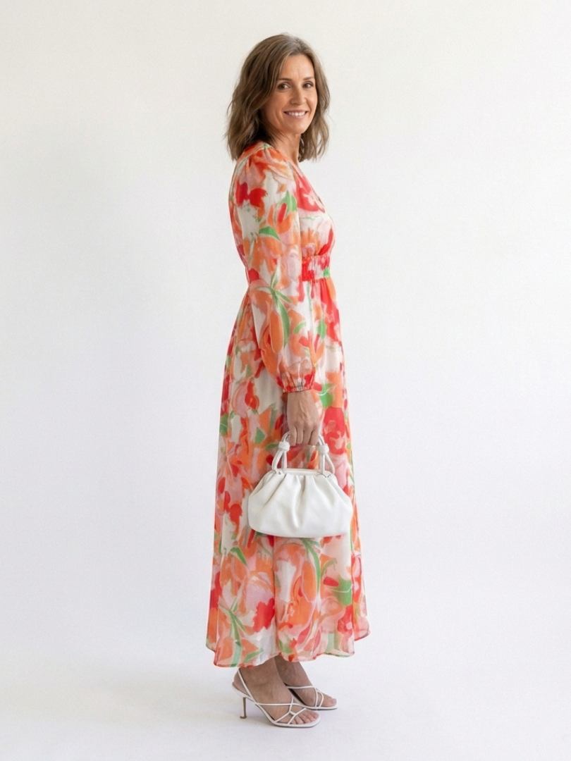 Althea | Long Sleeve Floral Maxi Dress donnas dresses Althea | Long Sleeve Floral Maxi Dress donnas dresses
