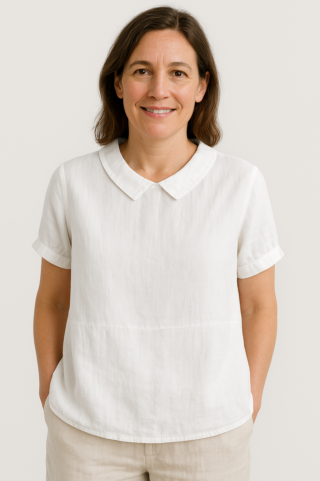Avery | Relaxed Fit Collared Top