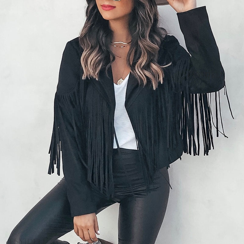 Bianca | Fringe Jacket For Women