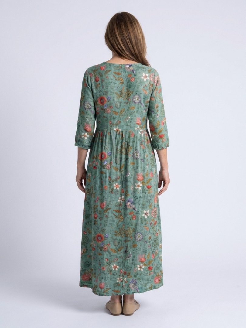 quarter sleeve maxi dress Marina