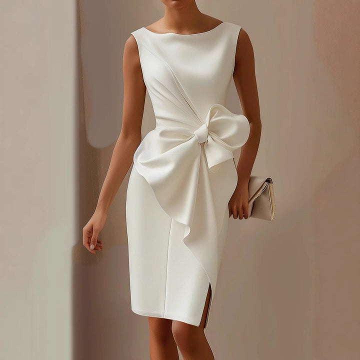 Adelaide | Elegant Bow Dress