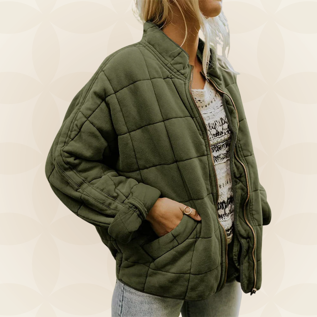 Celeste | Soft Quilted Jacket with Zipper