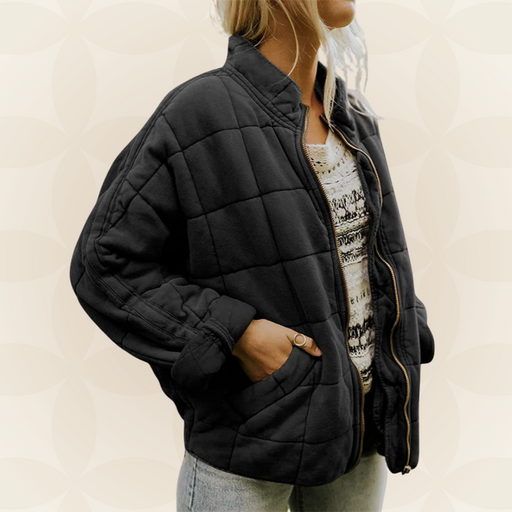 Celeste | Soft Quilted Jacket with Zipper