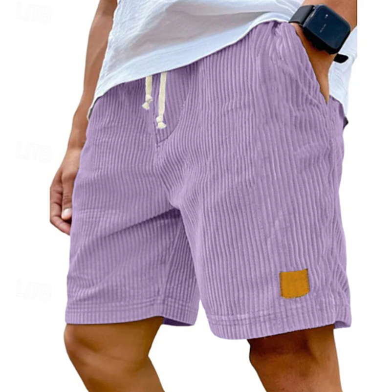 Carson | Classic Lace Summer Corduroy Shorts