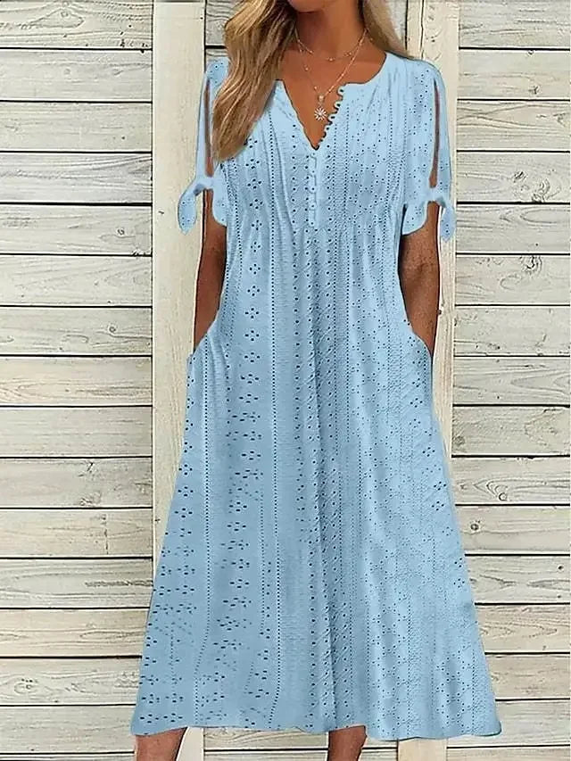 isa cotton dress Isa Cotton-Silk Dress