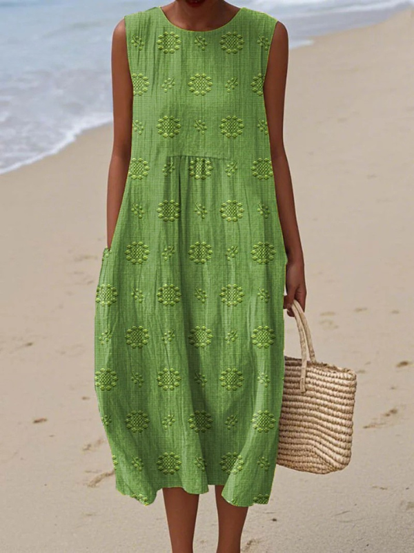 donna's dress designs Faye| Sunset Midi Dress