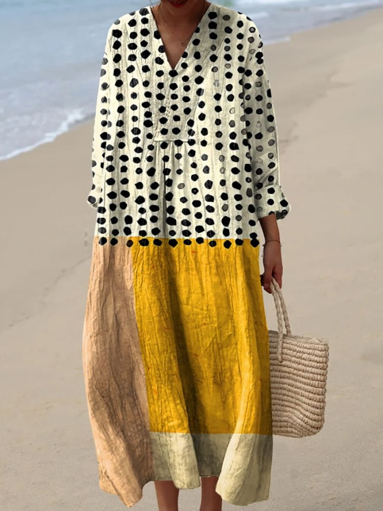 Jocelyn - Patterned Summer Dress