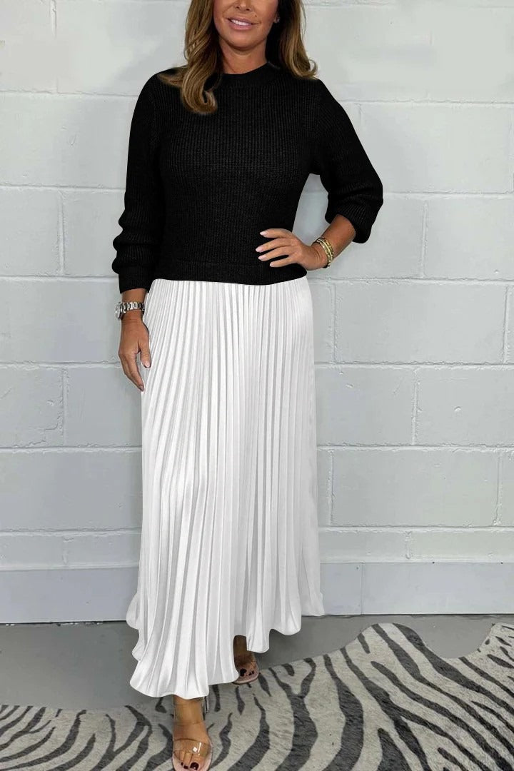 Angel | Elegant Knit-Top Maxi Dress