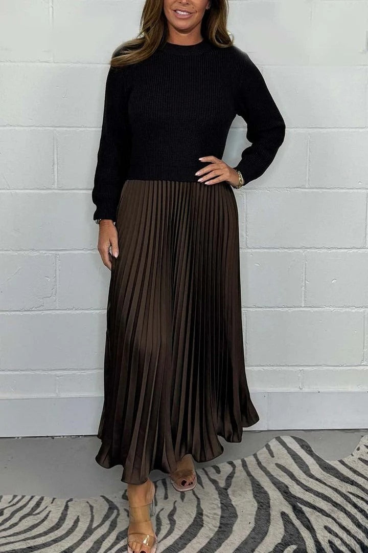 Angel | Elegant Knit-Top Maxi Dress