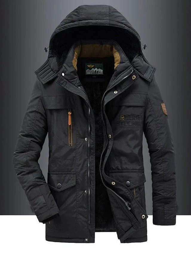 Aaron | Warm Structured Hooded Coat