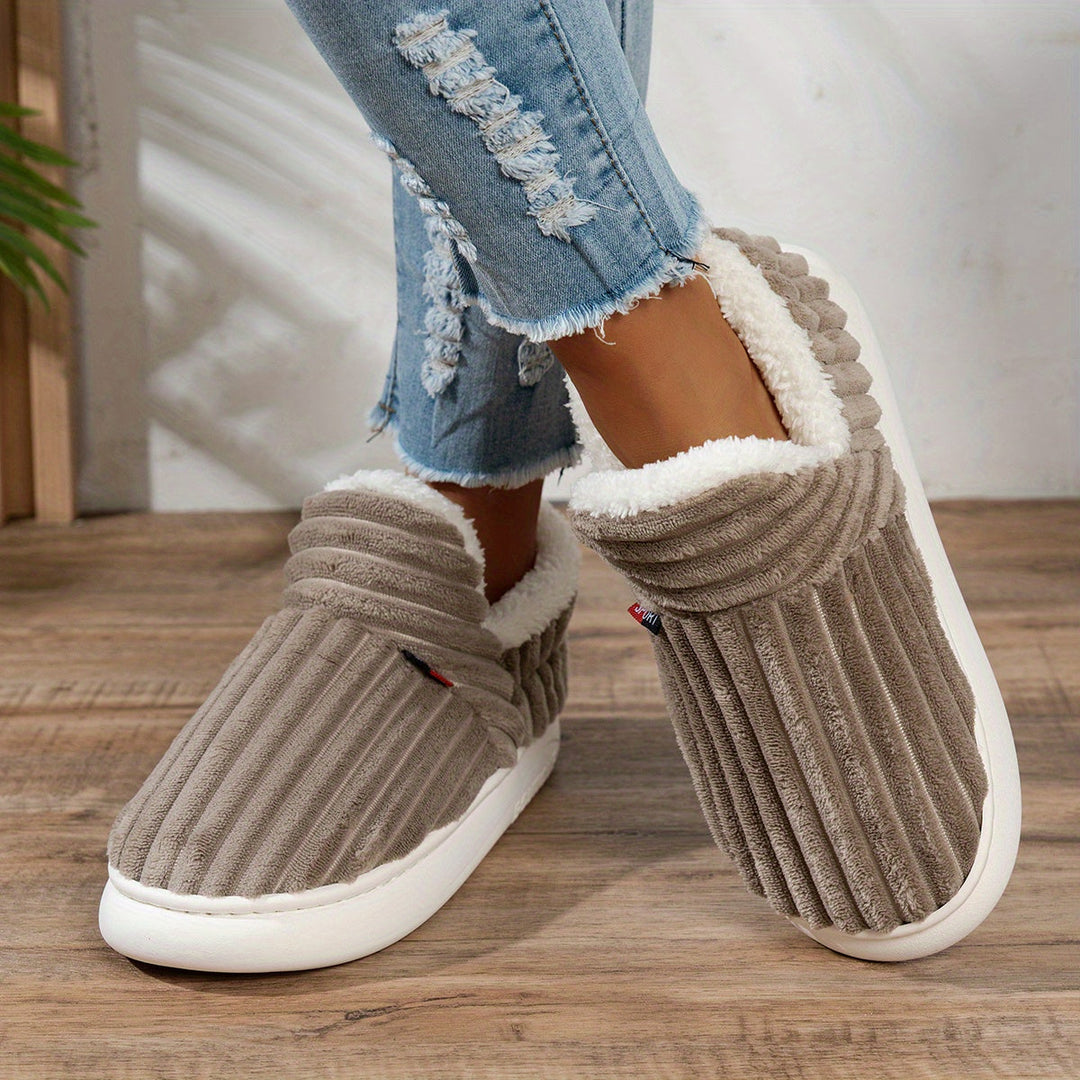 Avery | Soft Plush Indoor Slippers