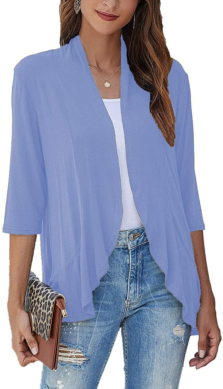 Bella | Women's Open Front Draped Cardigan