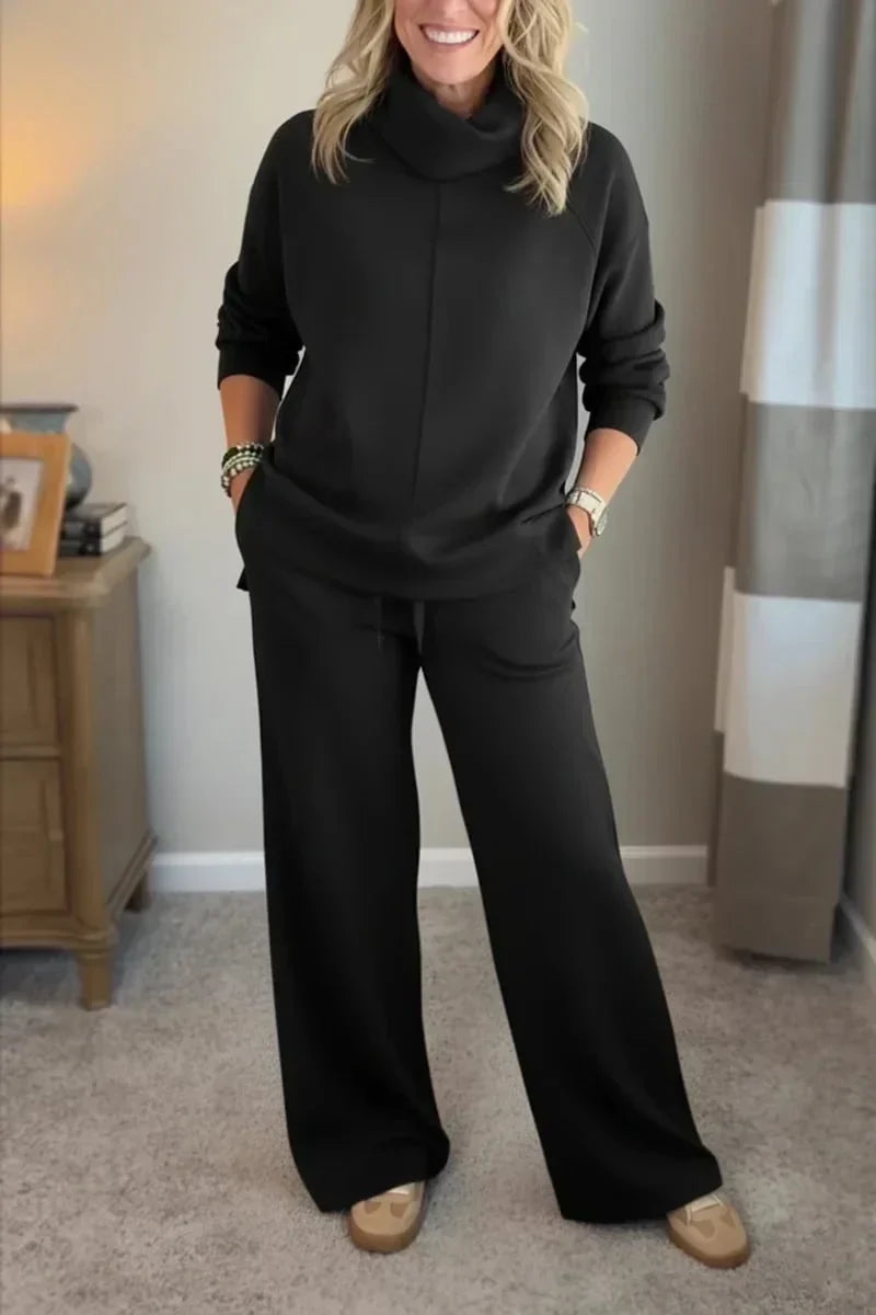 Amelia | Sophisticated Turtleneck Tailored Travel Set