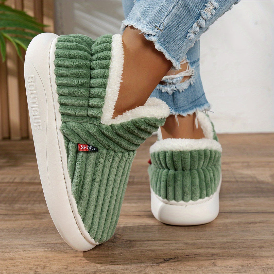Avery | Soft Plush Indoor Slippers