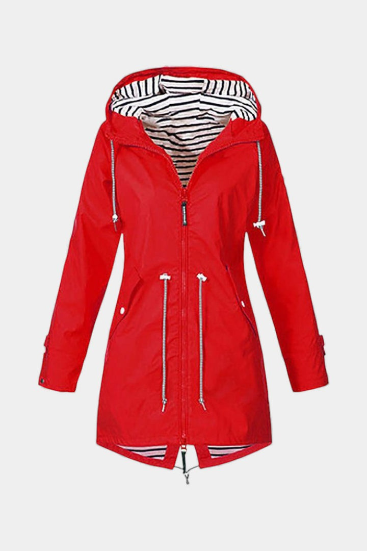 Aria Waterproof Jacket with Adjustable Hood