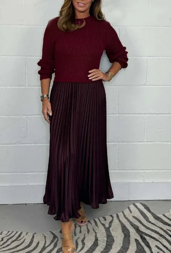 Angel | Elegant Knit-Top Maxi Dress