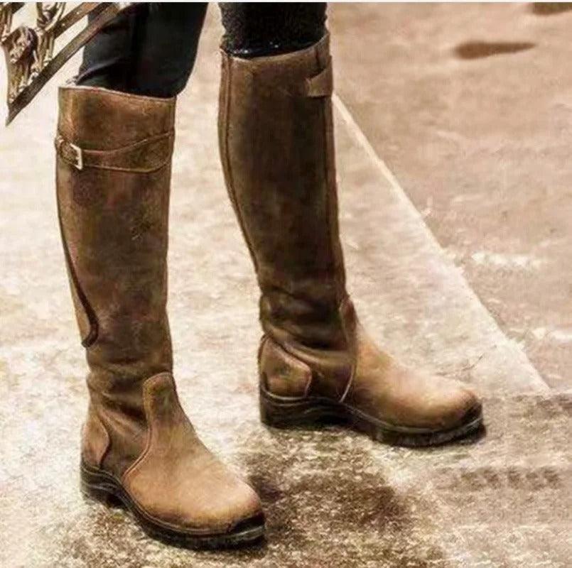Aubrey | Sleek Tall Riding-Inspired Boots