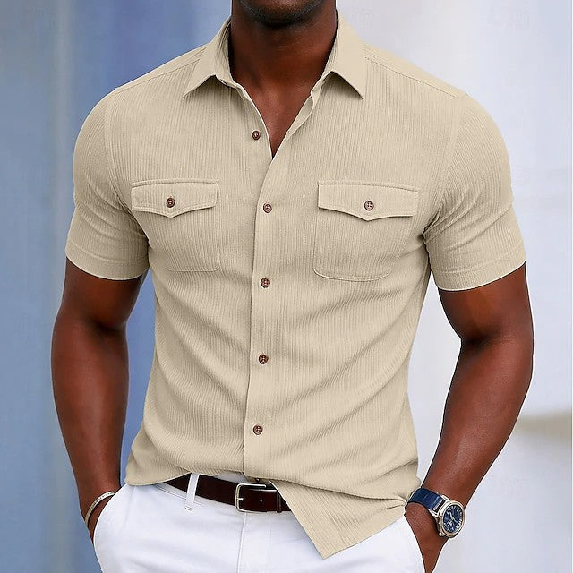 Calvin | Smart Casual Pocket Shirt
