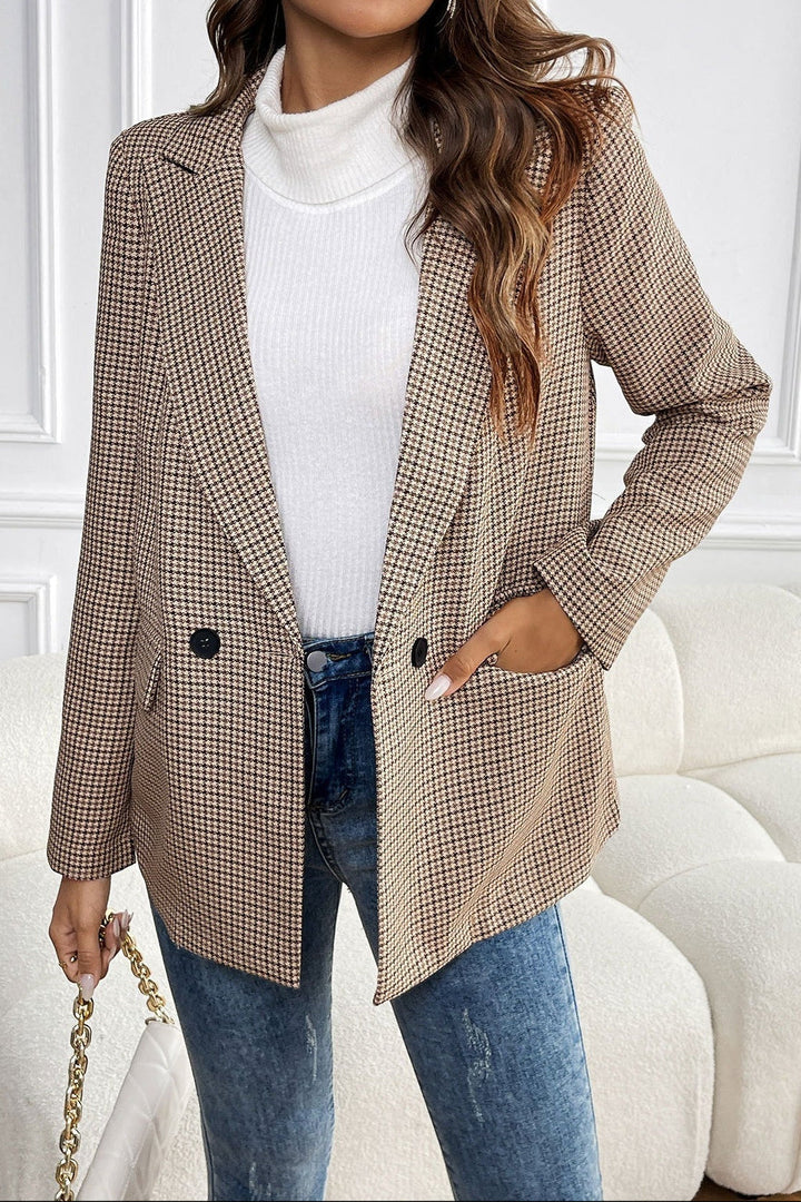Beatrice | Vintage Houndstooth Blazer