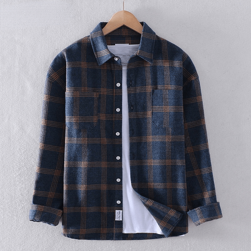 Alaric | Classic Checkered Button-Down Shirt